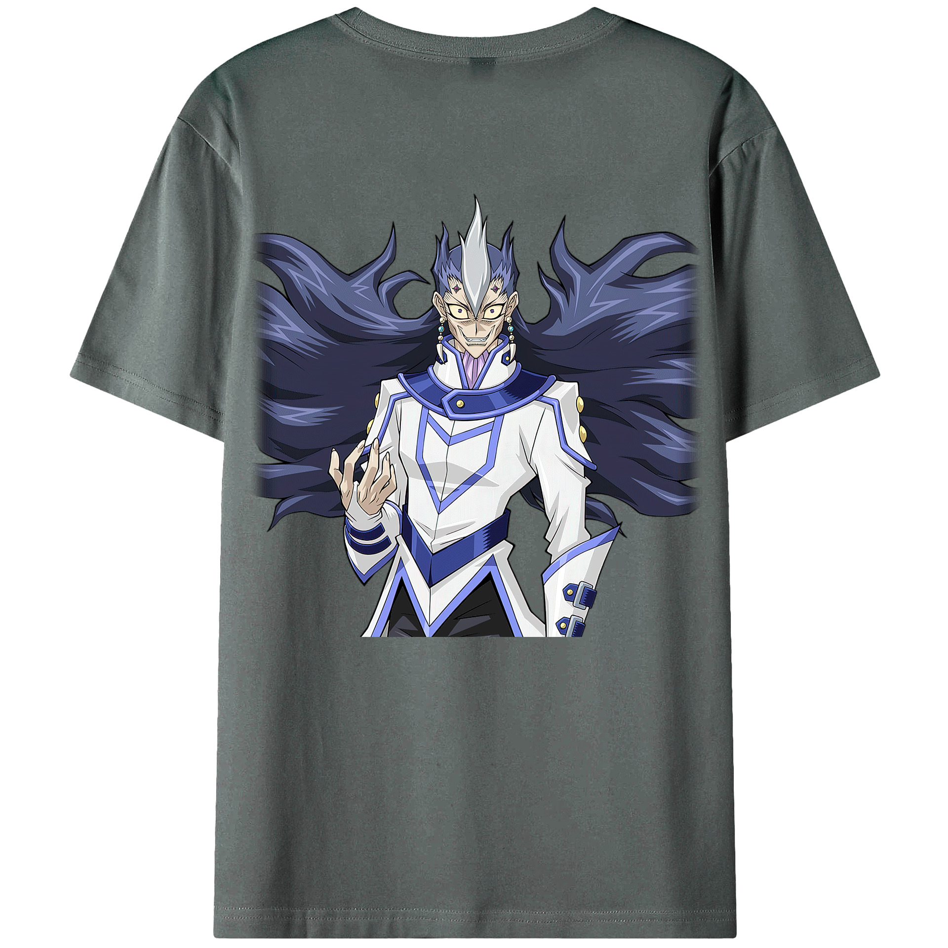 （画像用） 遊☆戯☆王 Yu-Gi-Oh! 綿100％半袖Tシャツ（背面プリント）